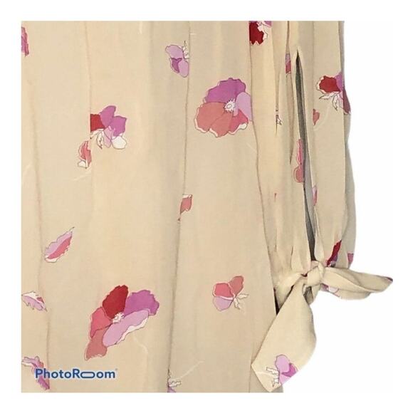 Jill Stuart Off-the-Shoulder Yellow Floral Mini Dress NWT Size 0 XS | Vacation - Picture 5 of 9